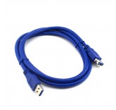 Кабель USB 3.0 AM - AF OD6mm синий 1.5m